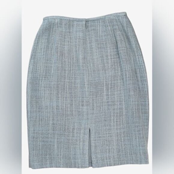 Lafayette 148 classic tweed classic pencil skirt XS 0 2 4 - Picture 2 of 7